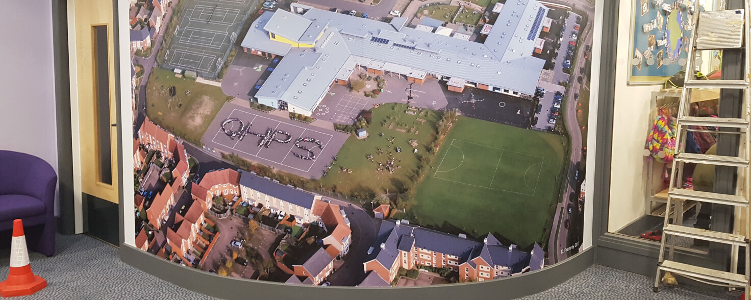 Ashley Signage, Print & Display full colour large format vinyl printing for large wall graphic