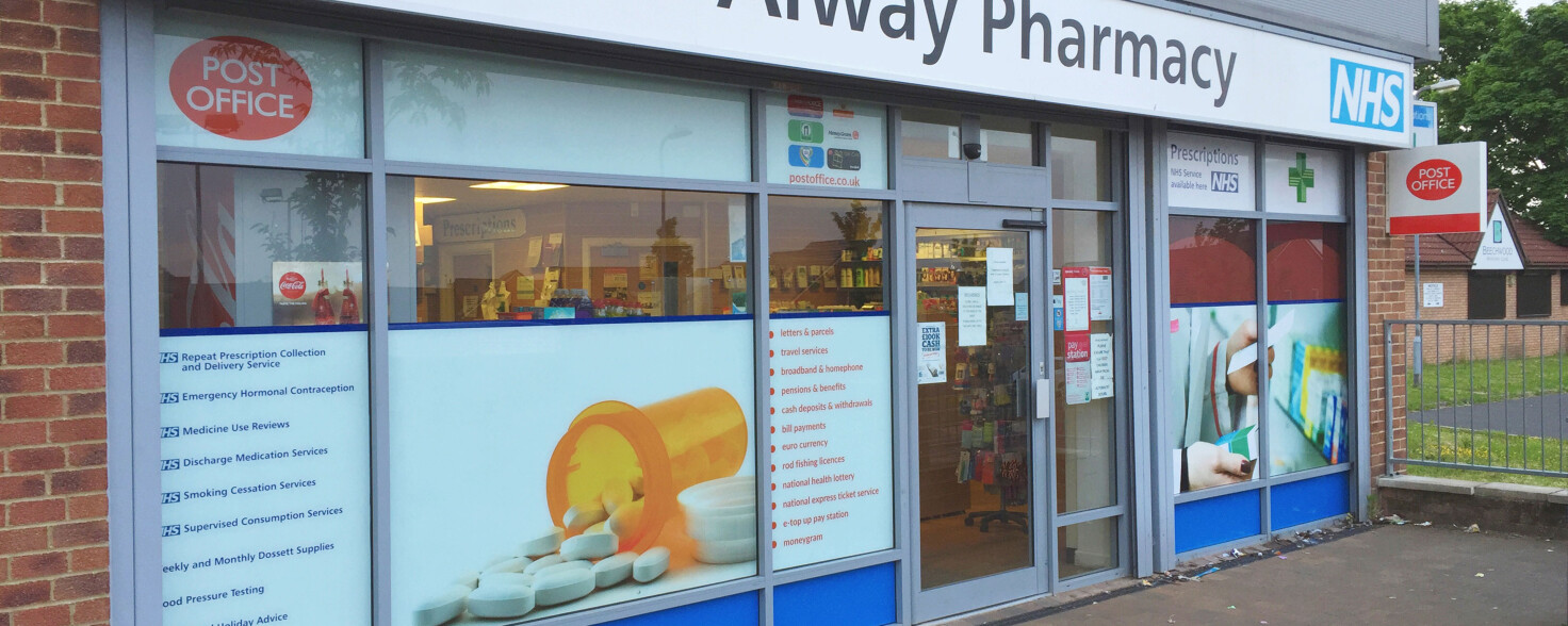 Ashley Signage, Print & Display window graphics Alway Pharmacy