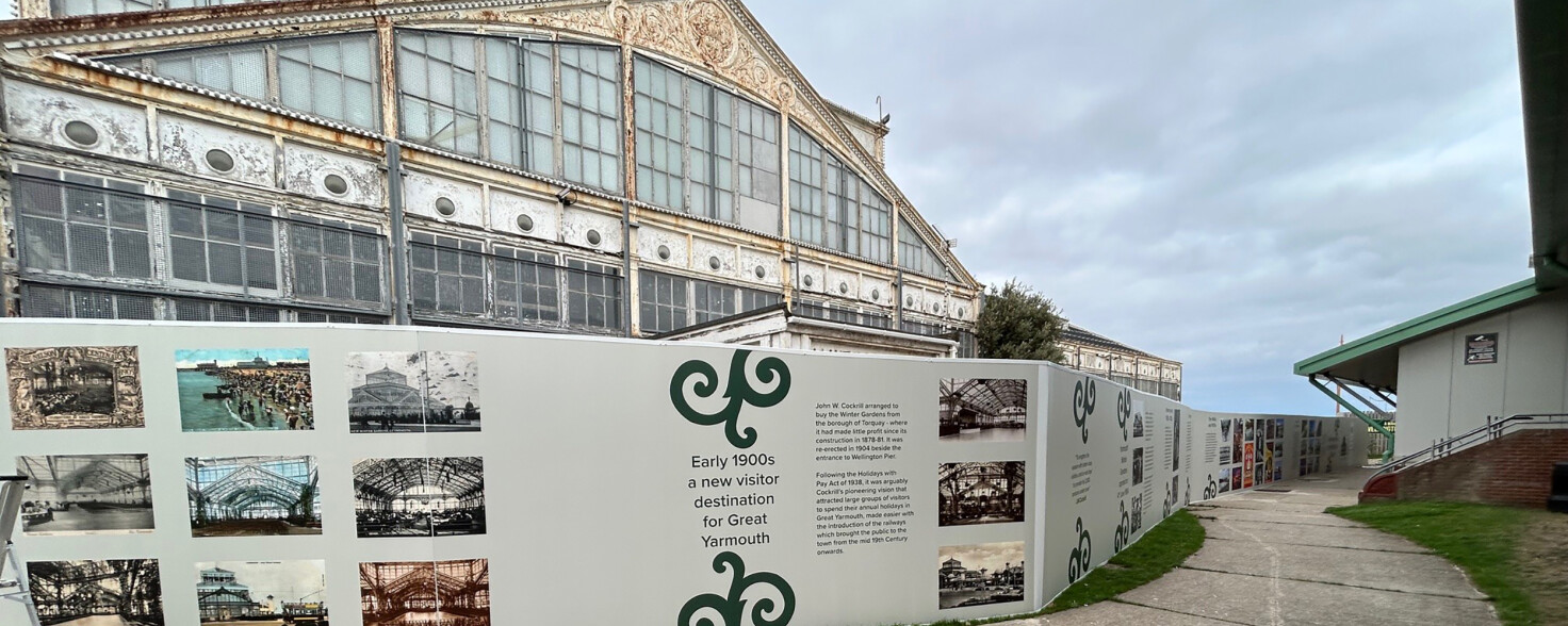 Ashley Signage Print and Display The Winter Gardens Hoarding 03 banner