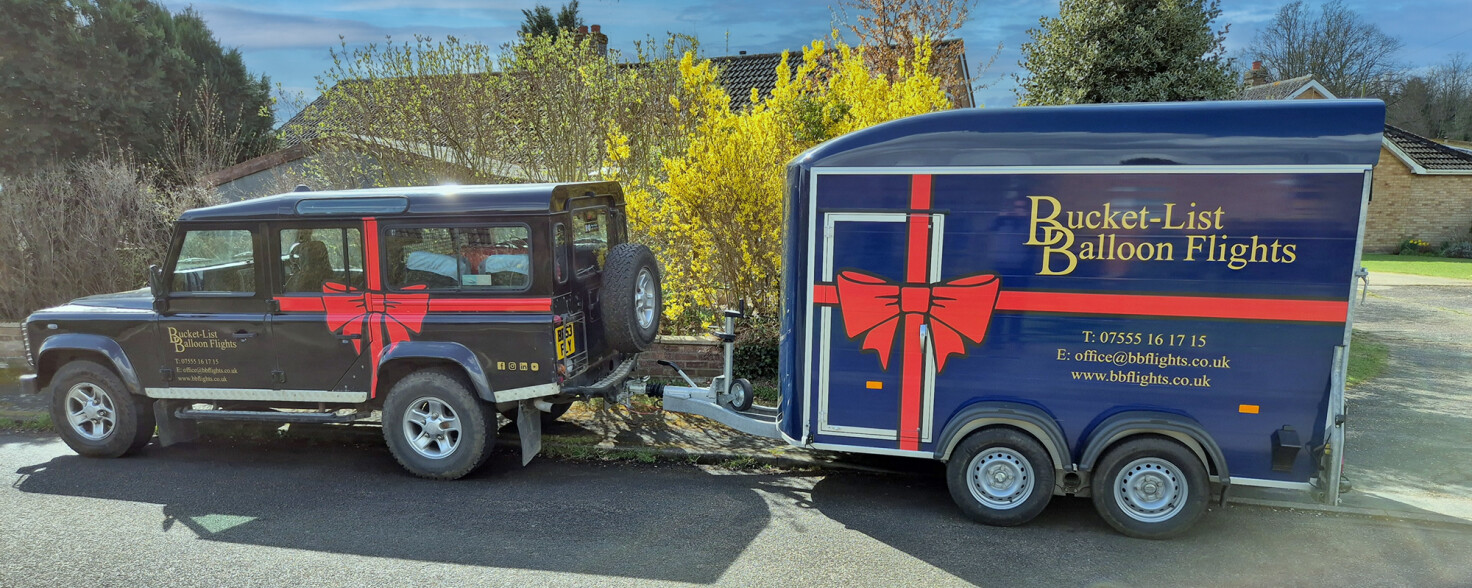 Ashley Signage Print and display bucket list balloon vehicle and trailer graphics