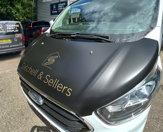 ASP&D S&S van graphics installation 05