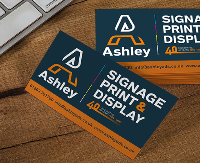 Ashley Signage Display and Print business cards sml
