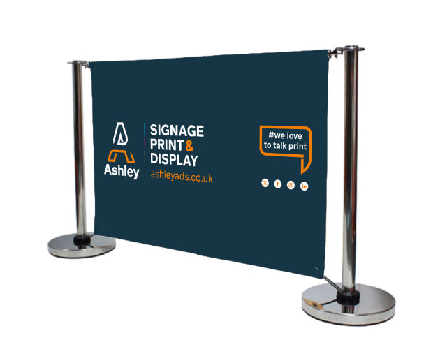 Ashley Signage Display and Print cafe barriers