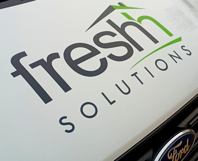 Ashley Signage Print and display Freshh Solutios van graphics